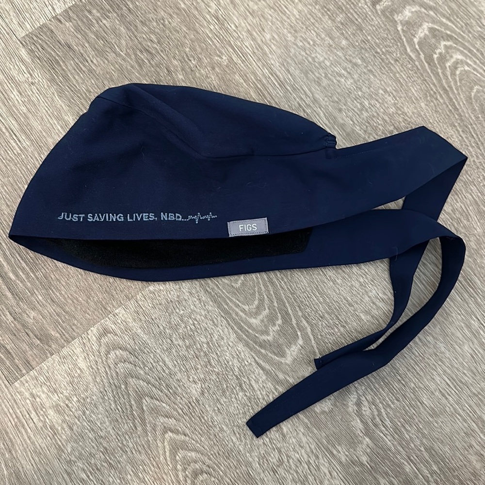 Figs Navy Scrub Cap